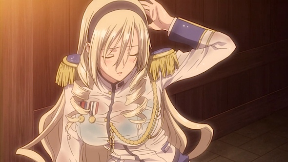 It's obvious why they make her wear a white uniform.
