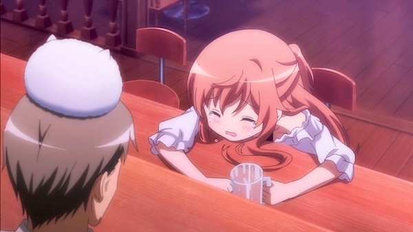 Anime features odd ways of getting "drunk." Here is one of them.