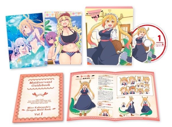 Miss Kobayashi's Dragon Maid Japanese Volume 1 Packaging