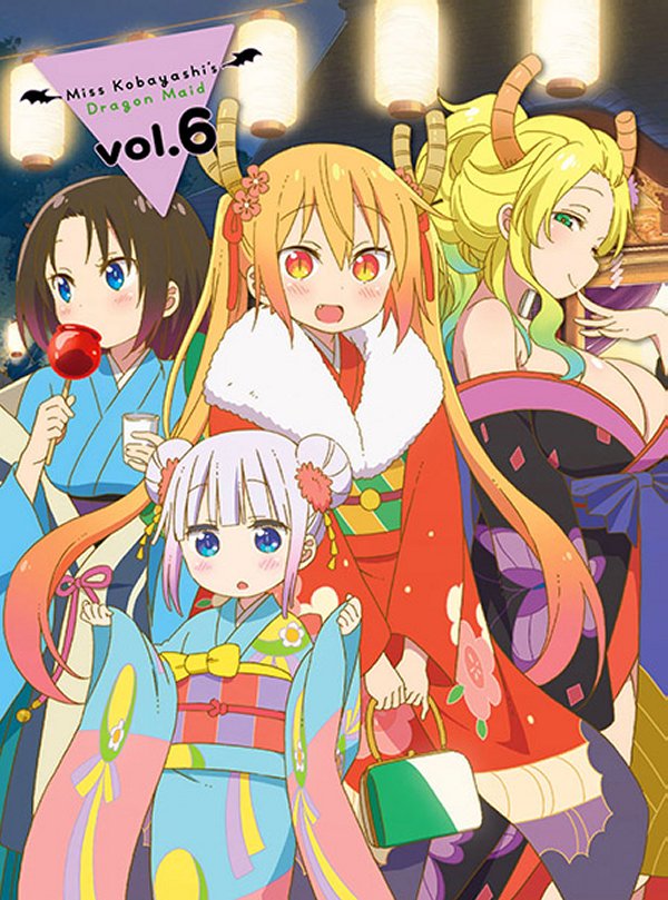 Miss Kobayashi's Dragon Maid Japanese Volume 6 Cover