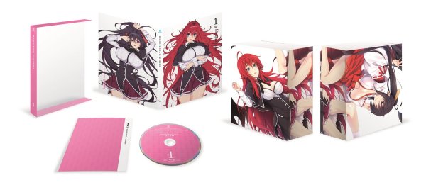 High School DxD: The Series (Blu-ray/DVD, 2013, 4-Disc Set) for